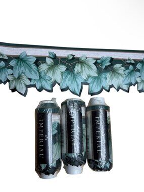 Vintage Wallpaper Border Vines Greenery Cottage Core Imperial 3 Rolls NEW